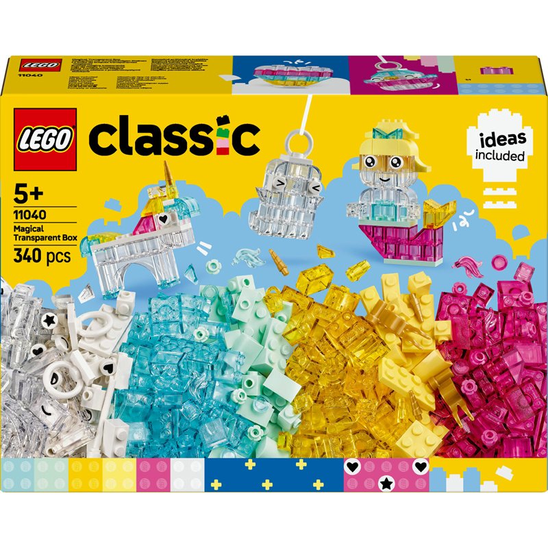 11040 LEGO Classic Zauberbox mit durchsichtigen Steinen