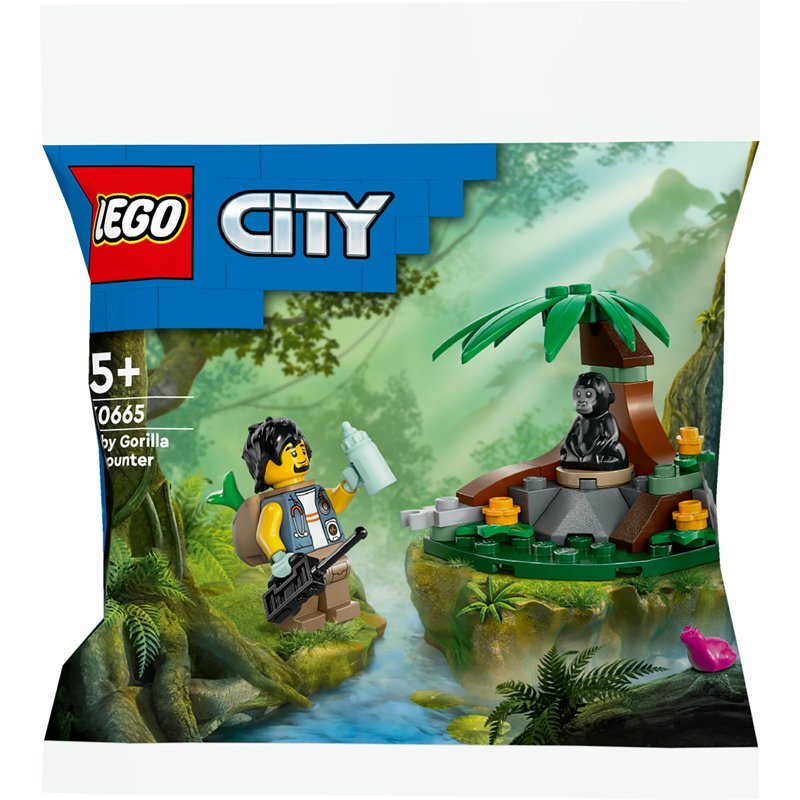 30665 LEGO Poly Bags Dschungelforscher mit Baby-Gorilla (City)