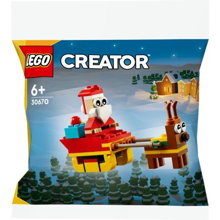 30670 LEGO Poly Bags Weihnachtsmann auf Schlittenfahrt (Creator)