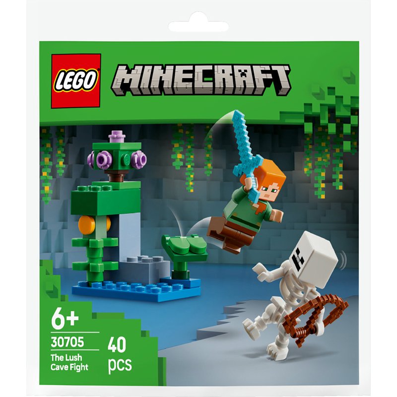 30705 LEGO Poly Bags Showdown in der Üppigen Höhle (Minecraft)