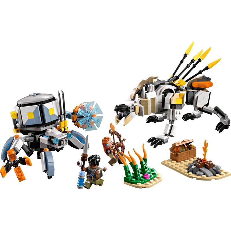 77037 Horizon Adventures Aloy und Varl vs. Panzerwanderer und Sägezahn