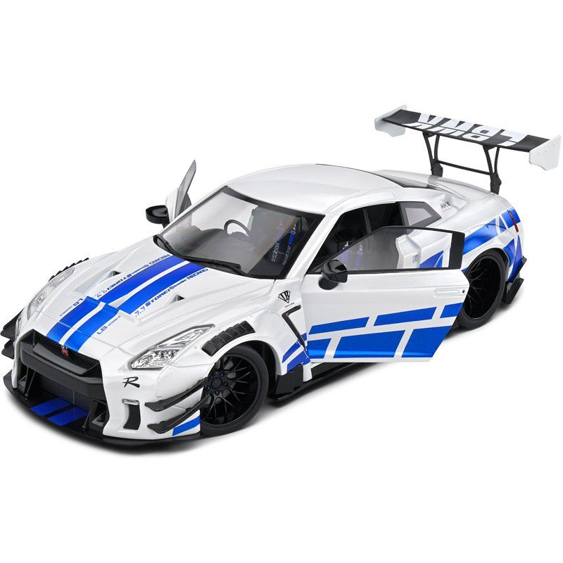 NISSAN 1/18 GT-R R35 BLEUE