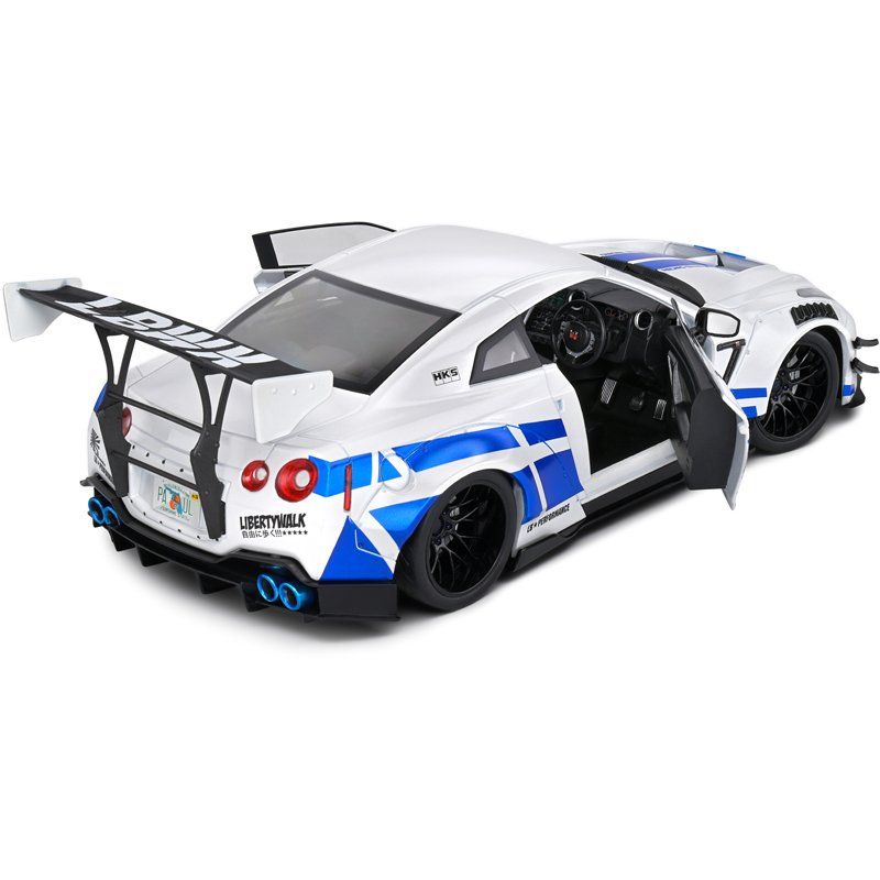 NISSAN 1/18 GT-R R35 BLEUE