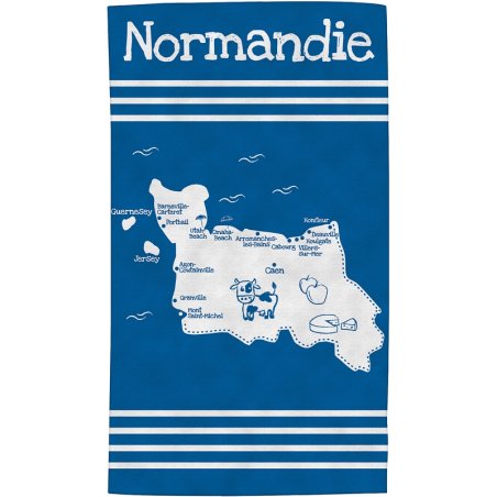 DRAP PLAGE 90X170 NORMANDIE