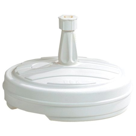 PIED PARASOL PLASTIQ ROND BLC