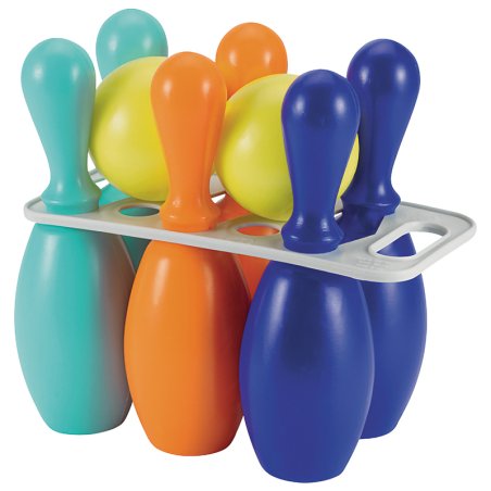 6 QUILLES BOWLING PLAST 23CM