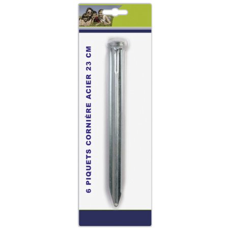 6 PIQ CORNIERE ACIER 23CM