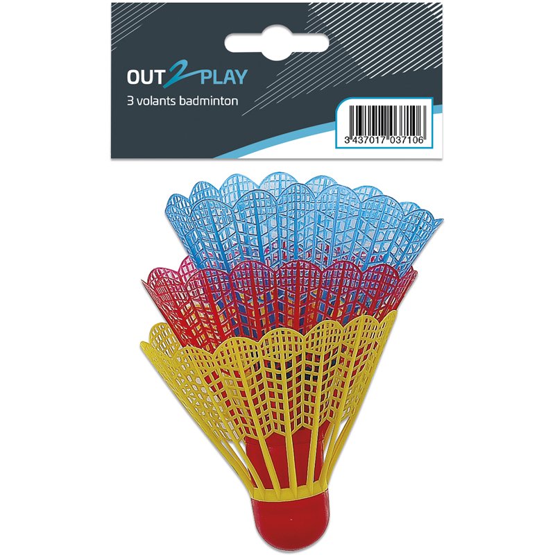 SACHET 3 VOLANTS BADMINTON