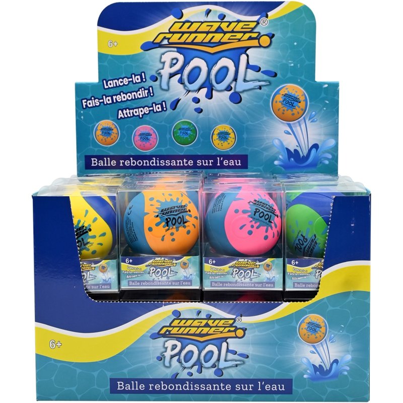 BALLE EAU REBOND 7CM ASS4 PR24