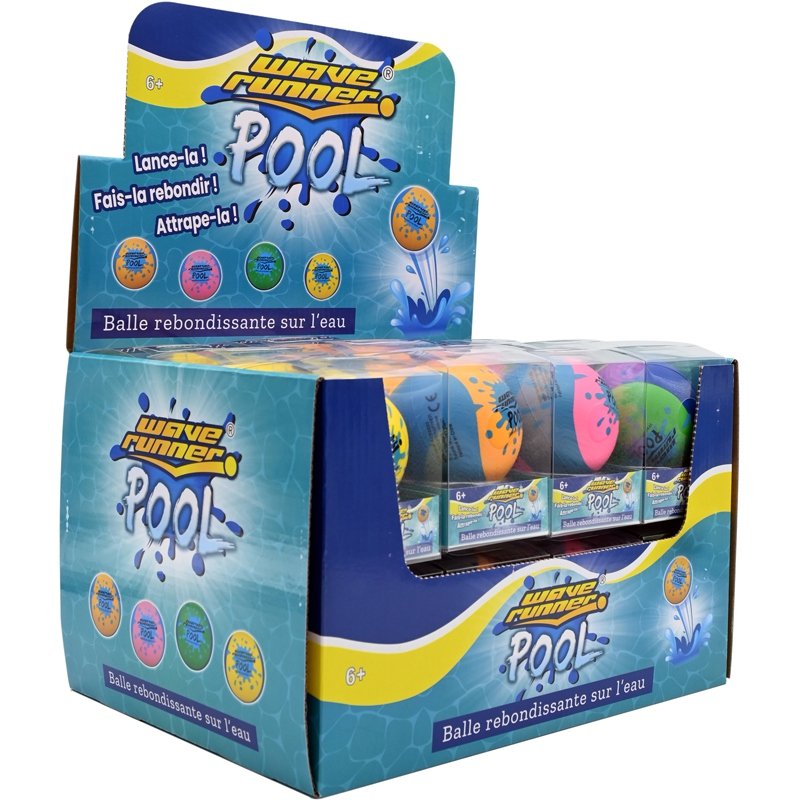 BALLE EAU REBOND 7CM ASS4 PR24