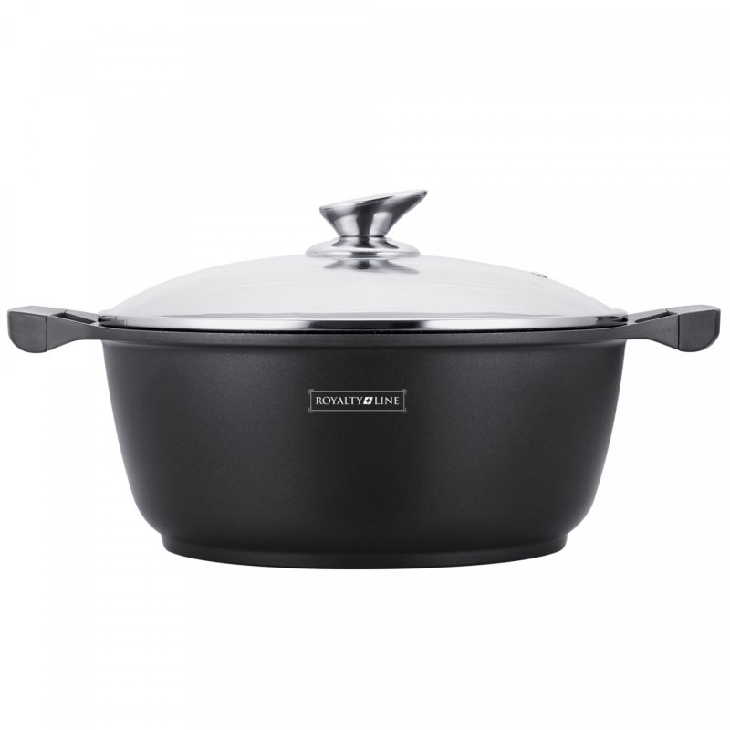 Royalty Line RL-BS30M: Marble Coated Cooking Pot & Casserole - 30cm