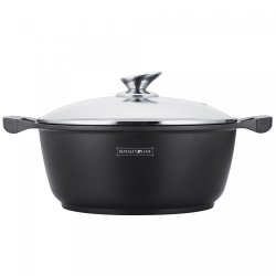 Royalty Line RL-BS26M: Marble Coated Cooking Pot & Casserole - 26cm