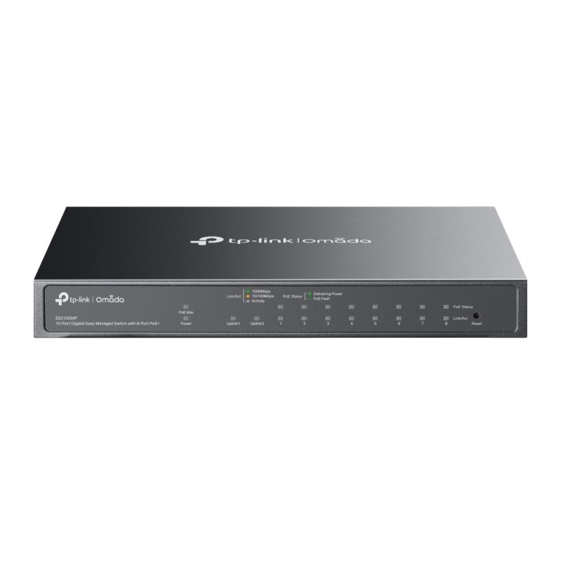 TP-Link Omada ES210GMP commutateur réseau Géré Gigabit Ethernet (10/100/1000) Connexion Ethernet, supportant