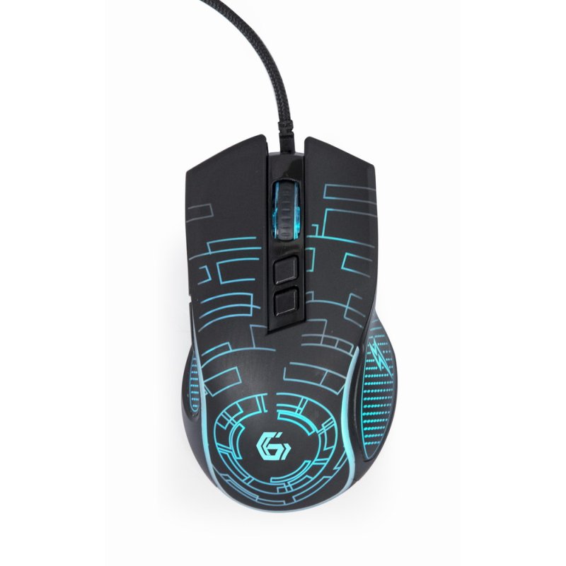Gembird MUSG-RGB-01 mouse Right-hand USB Type-A 3600 DPI