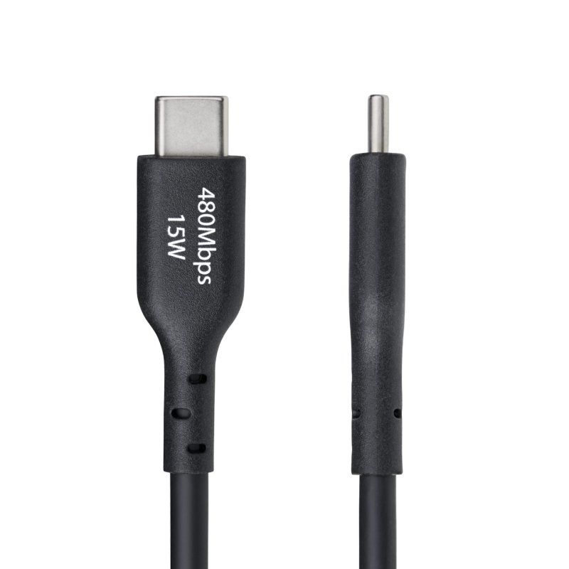 StarTech.com Câble de Charge USB-A vers USB-C de 3m, Charge et Synchronisation, 3A, USB 2.0, Gaine TPE - Cordon de