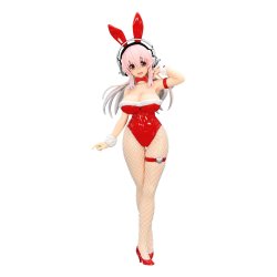 Super Sonico statuette PVC BiCute Bunnies Red Color Ver. 30 cm