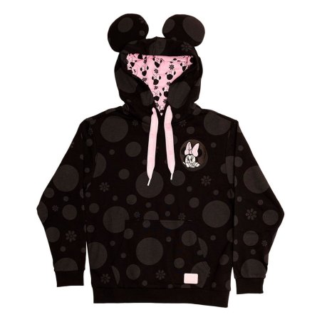 Disney by Loungefly sweater à capuche Unisexe Minnie Rocks the Dots Florals (L)