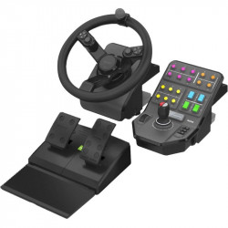 Logitech G Heavy Equipment Bundle Noir USB 2.0 Volant + pédales Analogique/Numérique PC