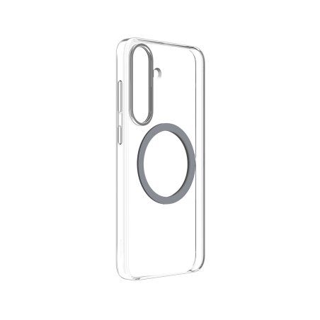 Samsung Clear Magnet Case Qi2 für Galaxy S25 , Transparent