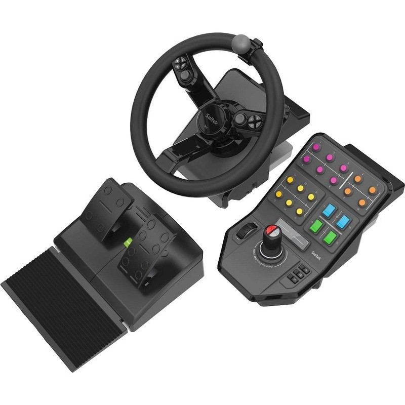 Logitech G Heavy Equipment Bundle Noir USB 2.0 Volant + pédales Analogique/Numérique PC