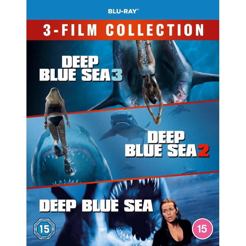 Deep Blue Sea: 3-film Collection blu ray