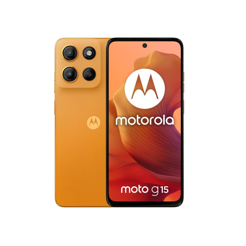 Motorola moto g15 17,1 cm (6.72") Double SIM Android 15 4G USB Type-C 8 Go 128 Go 5200 mAh Orange