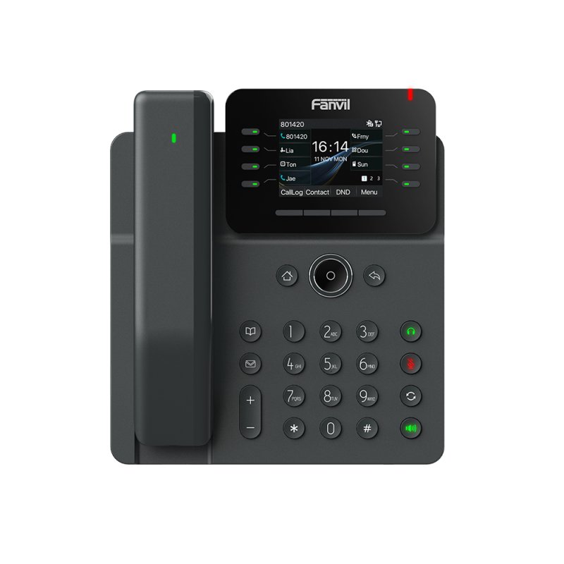 Fanvil V62 Pro IP phone Black 12 lines LCD