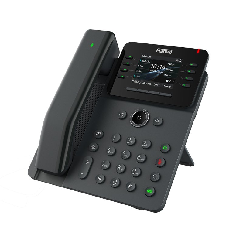 Fanvil V62 Pro, Medium-Level Dual Gigabit PoE IP Phone / SIP / POE / Gigabit / USB-Port