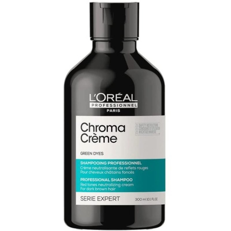 L'Oréal Professionnel Chroma Creme Matte Shampoo 300ml for Brown to Black Hair