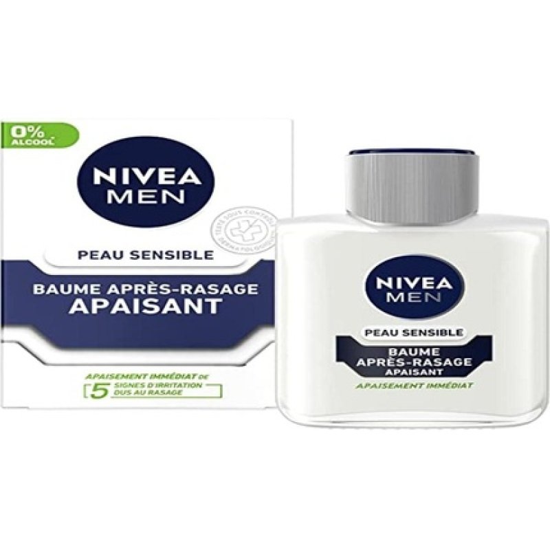 NIVEA MEN Sensitive Skin Aftershave Balm 100ml Enriched with Chamomile & Witch Hazel
