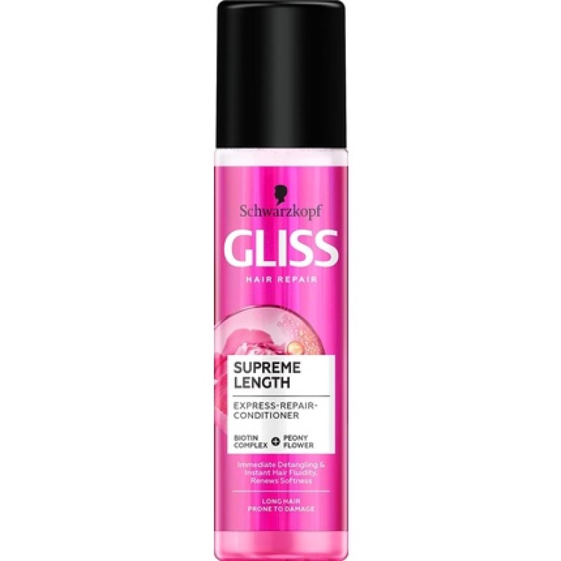 Schwarzkopf Gliss Kur Supreme Length Express Repair Conditioner Spray 200 Ml / 6.7 Fl Oz