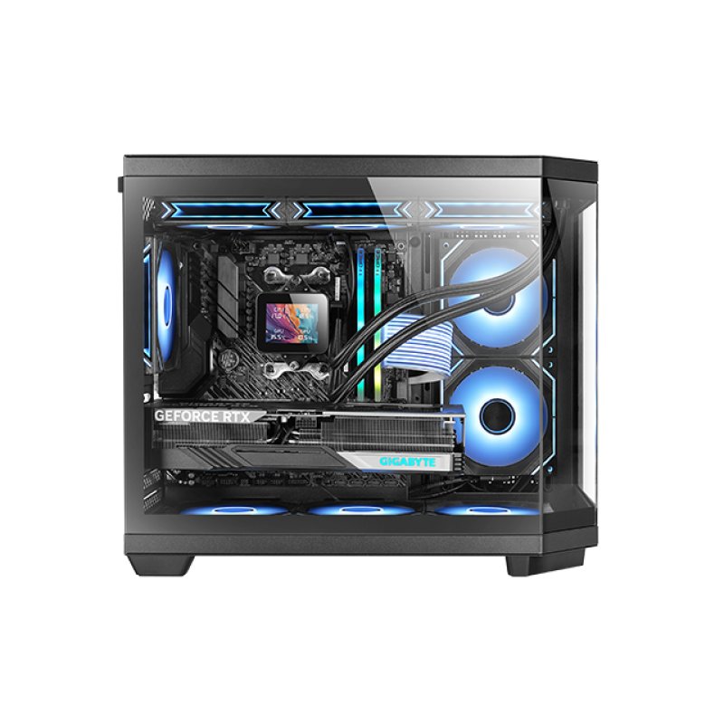 Boitier Mini Tour Micro ATX Mars Gaming MC-3TCorem avec panneaux vitrés (Noir)