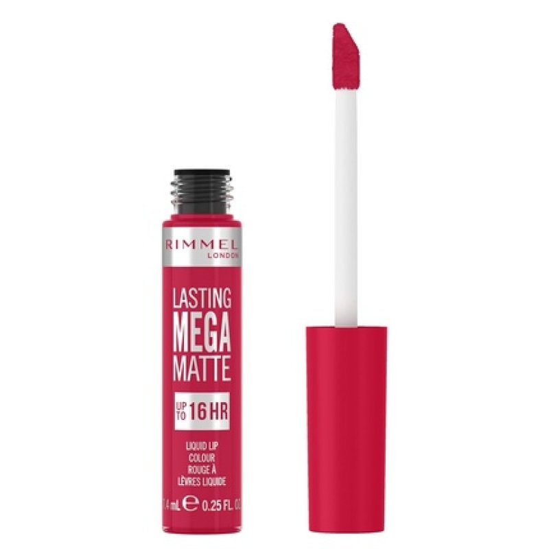 Rimmel London Lasting Mega Matte Lipstick 910 Fuchsia Flush 7.4ml