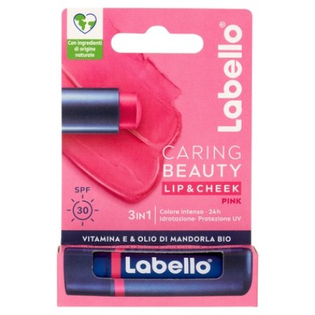 Labello Caring Beauty Lip Cheek Pink With Spf 30, 48 Grams