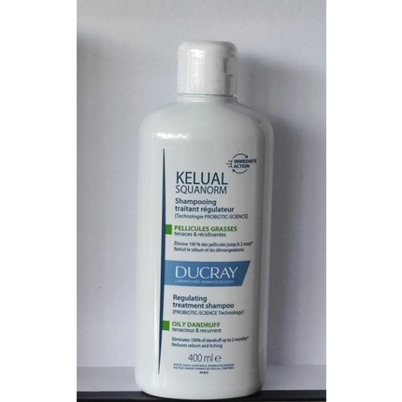 Ducray Kelual Squanorm Oily Dandruff Regulating Shampoo 400ml