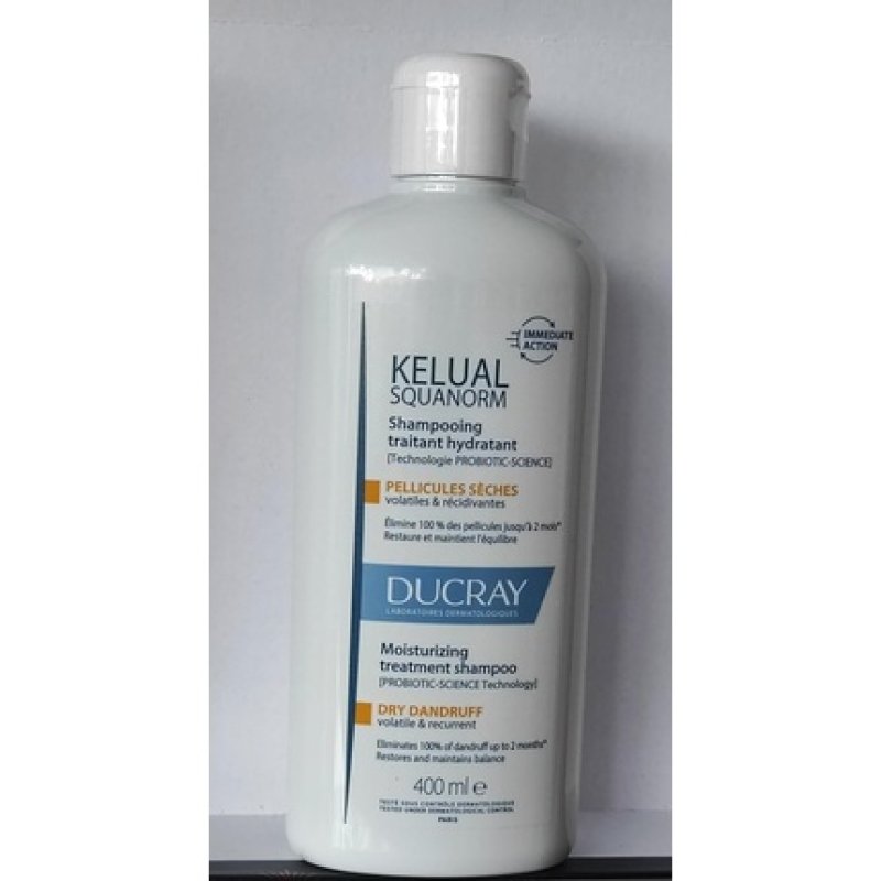 Ducray Kelual Squanorm Dry Dandruff Regulating Shampoo 400ml