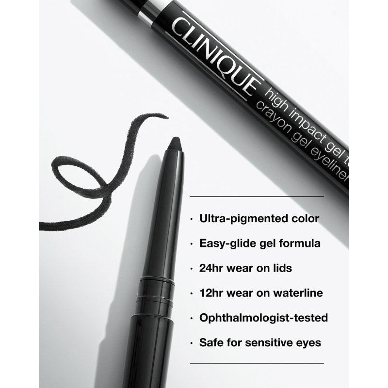 Clinique High Impact Gel Tech Eyeliner Intense Black 0.01 Ounces