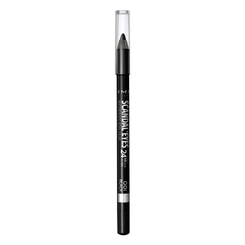 Rimmel Scandaleyes Waterproof Kohl Kajal 001 Black 1.2g