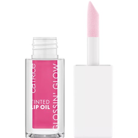 Catrice Glossin' Glow Tinted Lip Oil High Shine Moisturizing Lip Stain with Cherry & Pomegranate Oil Vegan Gluten Free