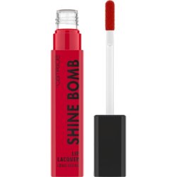 Catrice Shine Bomb Lip Lacquer Lipstick No. 040 Red Long-Lasting Instant Result Intensely Colorful Vegan Oil-Free