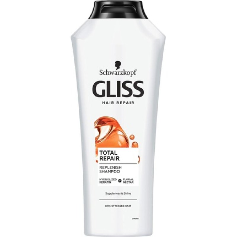 Schwarzkopf Gliss Kur Total Repair Shampoo 400ml 13.3 fl oz