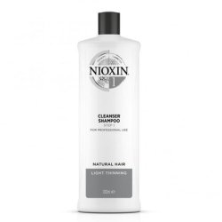 Nioxin System 1 Shampoo Cleanser For Fine Natural Hair Thinning Slightly