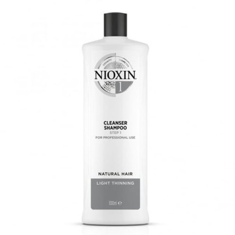 Nioxin System 1 Shampoo Cleanser For Fine Natural Hair Thinning Slightly