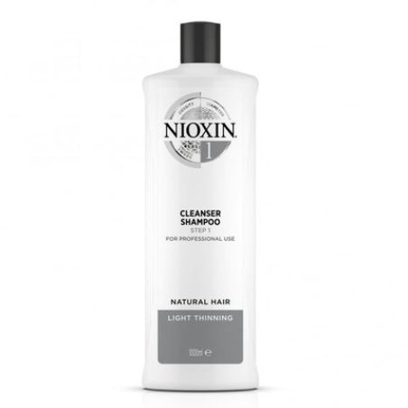 Nioxin System 1 Shampoo Cleanser For Fine Natural Hair Thinning Slightly