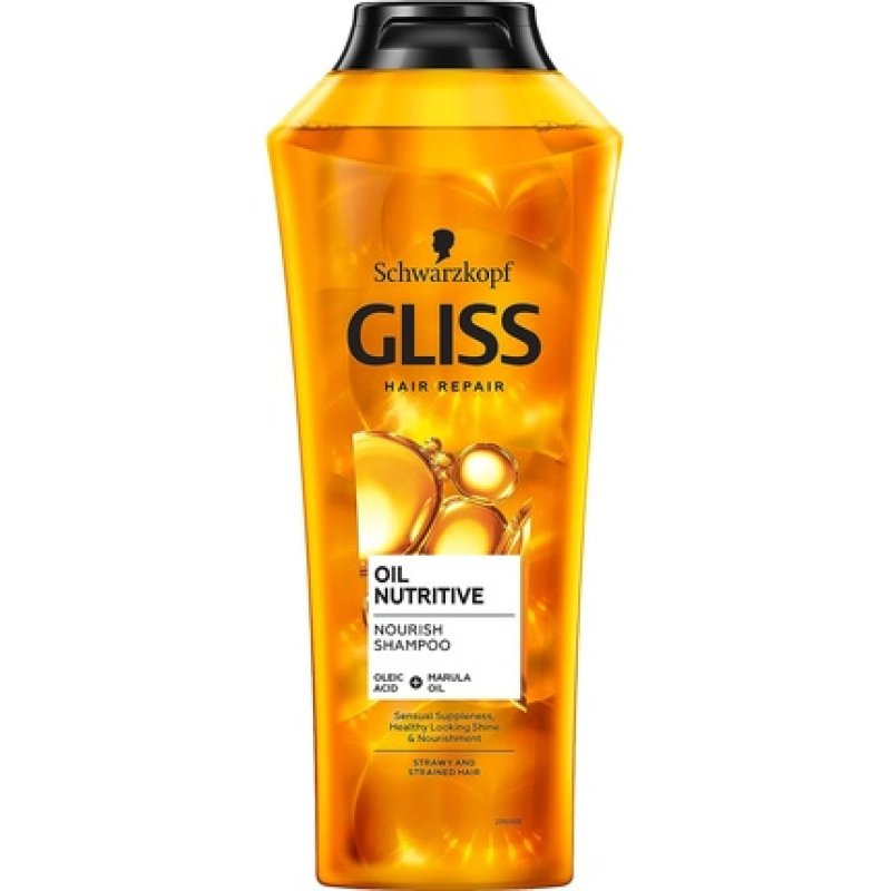 GLISS Oil Nutritive Shampoo Nourishing Shampoo for Dry and Damaged Hair 400ml