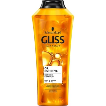 GLISS Oil Nutritive Shampoo Nourishing Shampoo for Dry and Damaged Hair 400ml