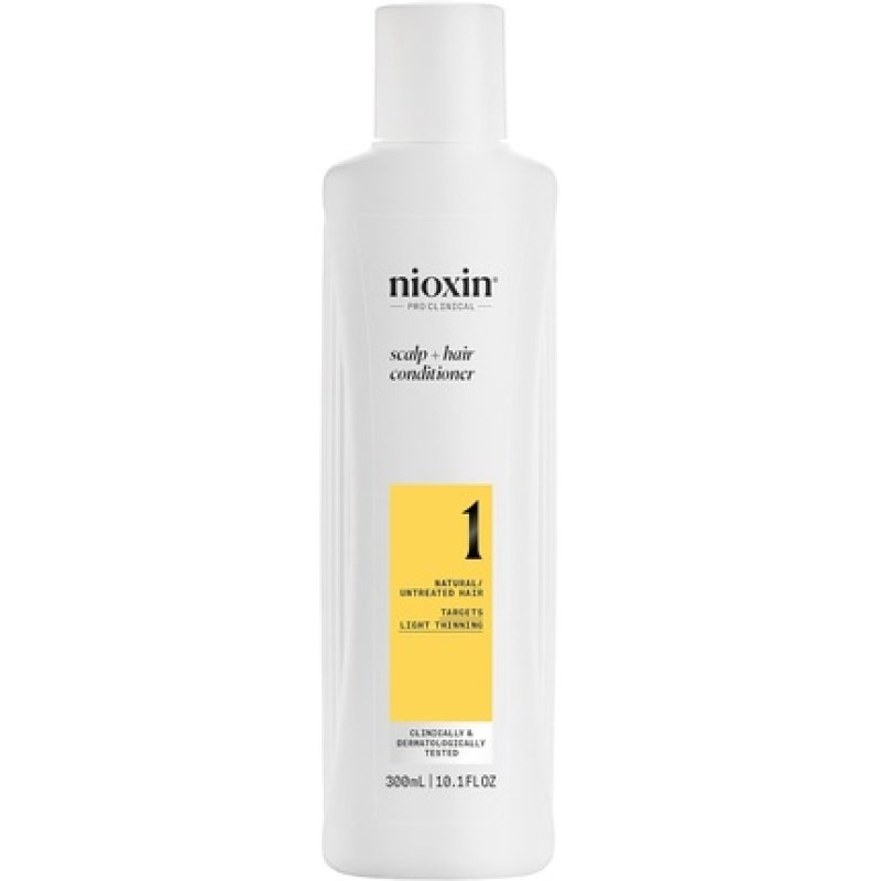 Nioxin System 1 Scalp Hair Conditioner 300ml - Fortifying Balm for Mild Thinning