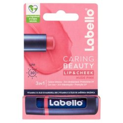 Labello Caring Beauty Lip & Cheek Nude Pink With Spf 30, 48 Grams