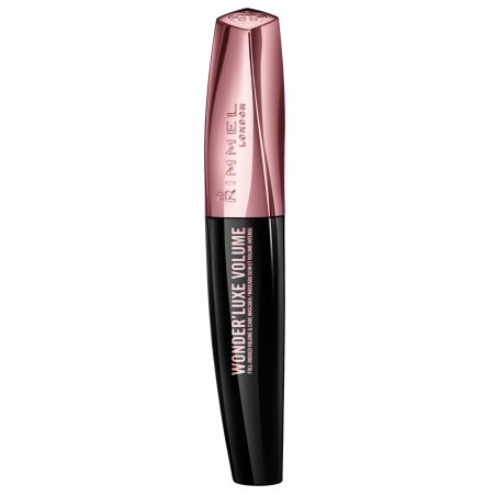 Rimmel Extreme Black Mascara Volumising Liquid Eye Cosmetic Brush Wonder'Luxe Volume Standard Female Eyelash 1