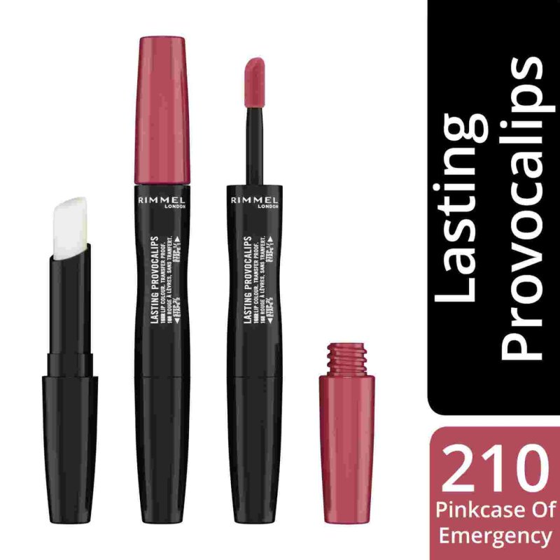 Rimmel Lasting Provocalips Liquid Lipstick 210-Pink Case of Emergency